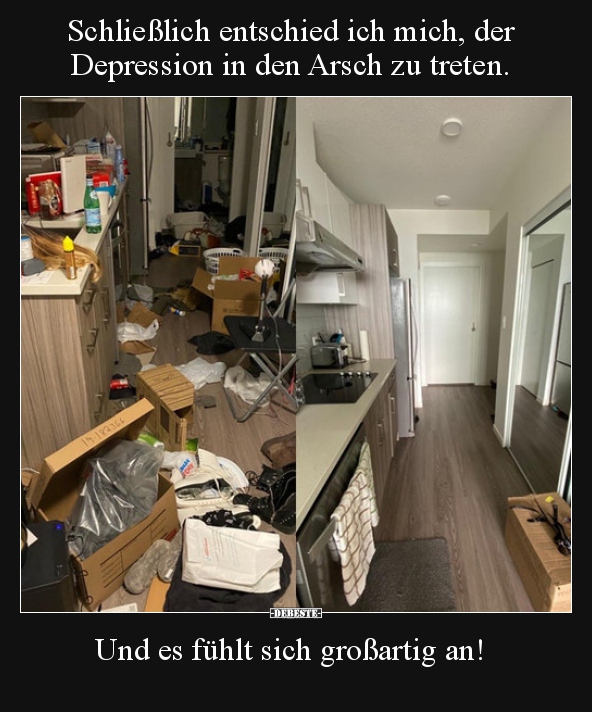 Schliesslich Entschied Ich Mich Der Depression In Den Lustige Bilder Spruche Witze Echt Lustig