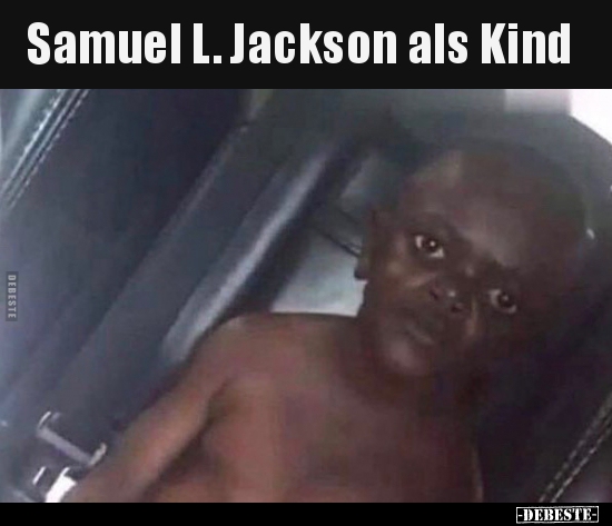 Samuel L. Jackson als Kind..