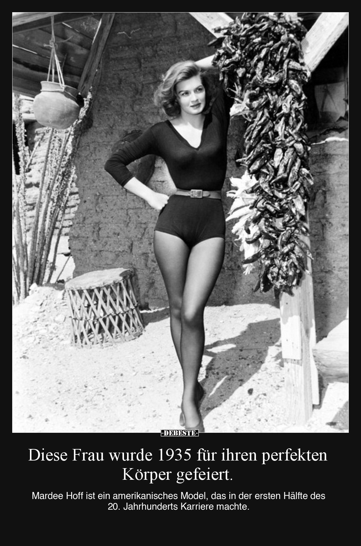 Diese Frau wurde 1935 für ihren perfekten Körper gefeiert... - Lustige Bilder | DEBESTE.de