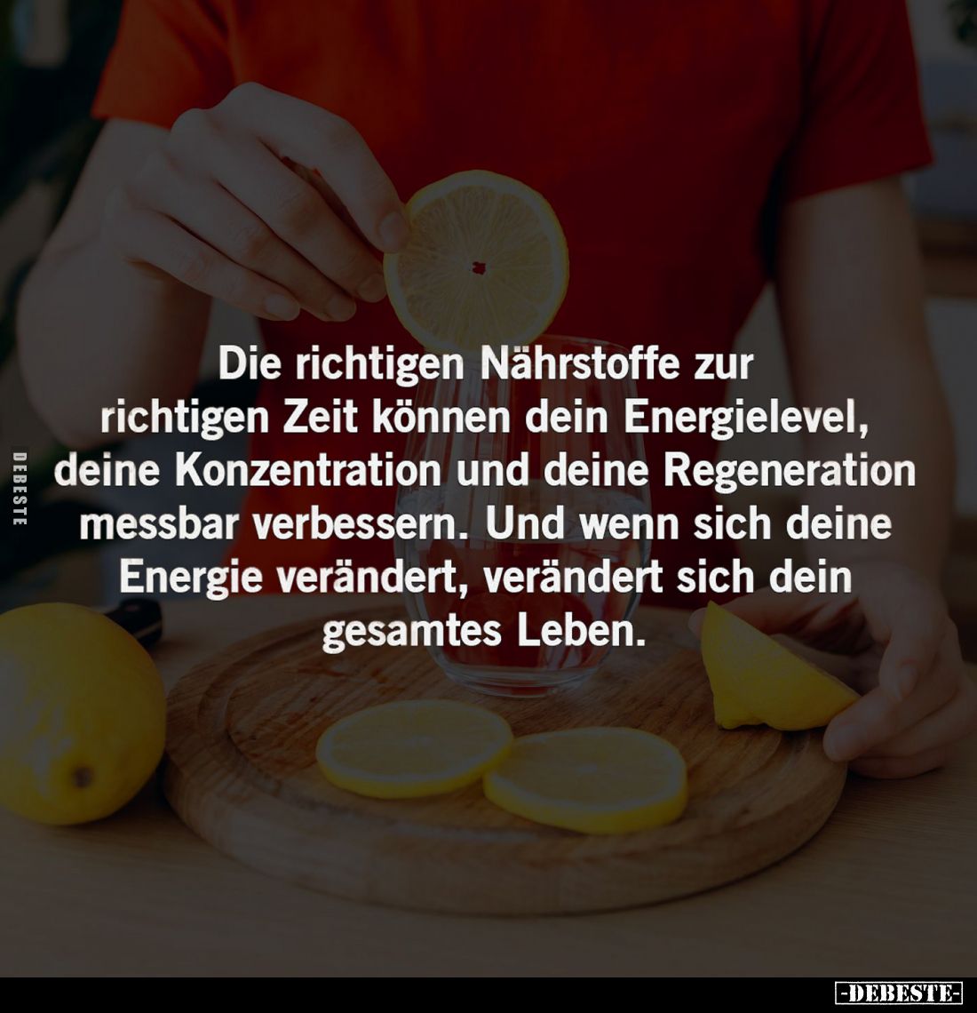 Die richtigen Nährstoffe zur richtigen Zeit können dein Energielevel, deine Konzentration und deine Regeneration messbar verb...