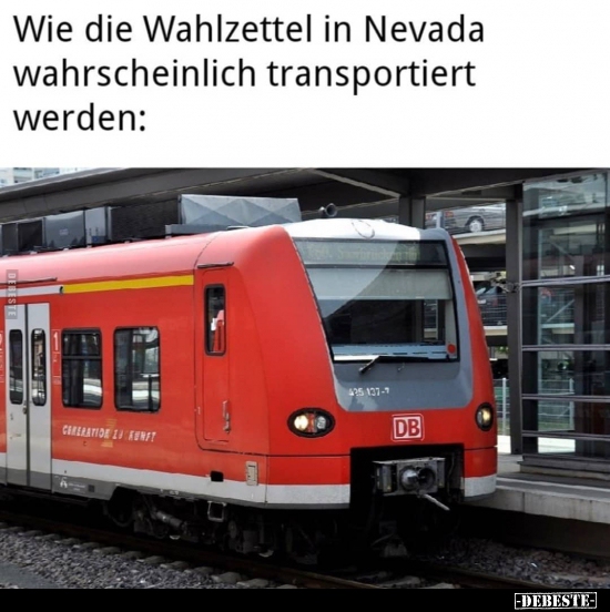 Wie die Wahlzettel in Nevada wahrscheinlich transportiert.. - Lustige Bilder | DEBESTE.de