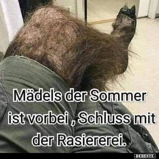 Mädels der Sommer ist vorbei, Schluss mit der.. - Lustige Bilder | DEBESTE.de