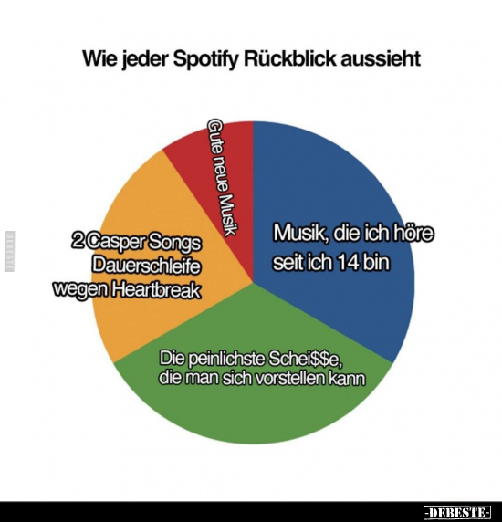 Wie jeder Spotify Rückblick aussieht.. - Lustige Bilder | DEBESTE.de