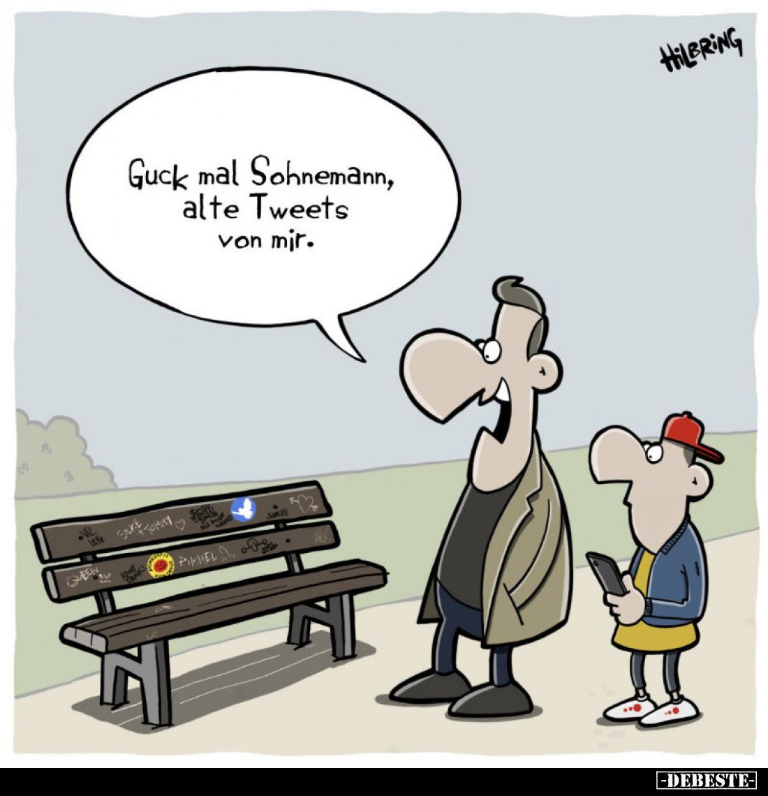 Guck mal Sohnemann, alte Tweets von mir.