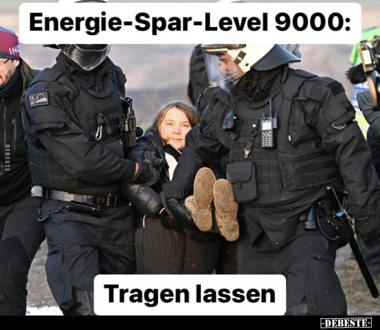 Energie-Spar-Level 9000: Tragen lassen.. - Lustige Bilder | DEBESTE.de
