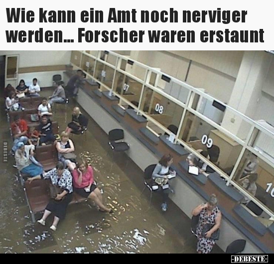 Wie kann ein Amt noch nerviger werden... Forscher waren.. - Lustige Bilder | DEBESTE.de