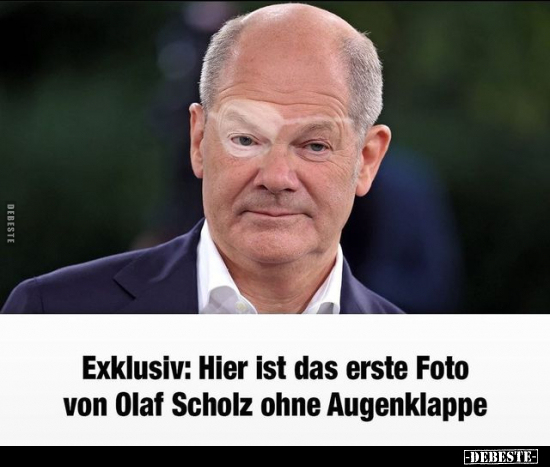 Exklusiv: Hier ist das erste Foto von Olaf Scholz ohne.. - Lustige Bilder | DEBESTE.de