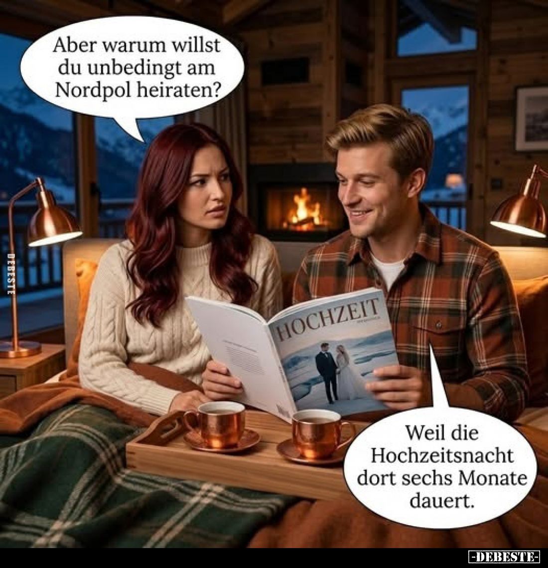 Aber warum willst du unbedingt am Nordpol heiraten?.. - Lustige Bilder | DEBESTE.de
