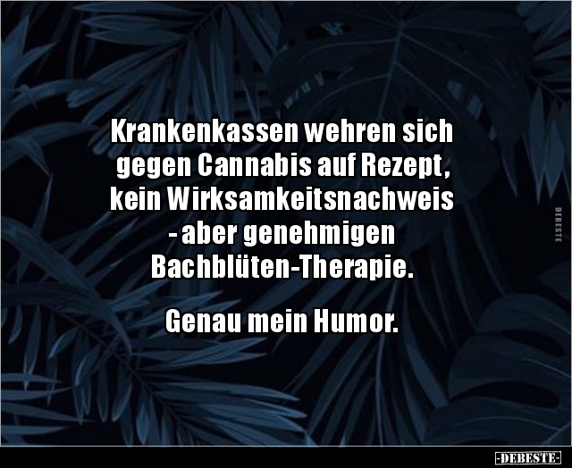 Krankenkassen wehren sich gegen Cannabis auf Rezept.. - Lustige Bilder | DEBESTE.de