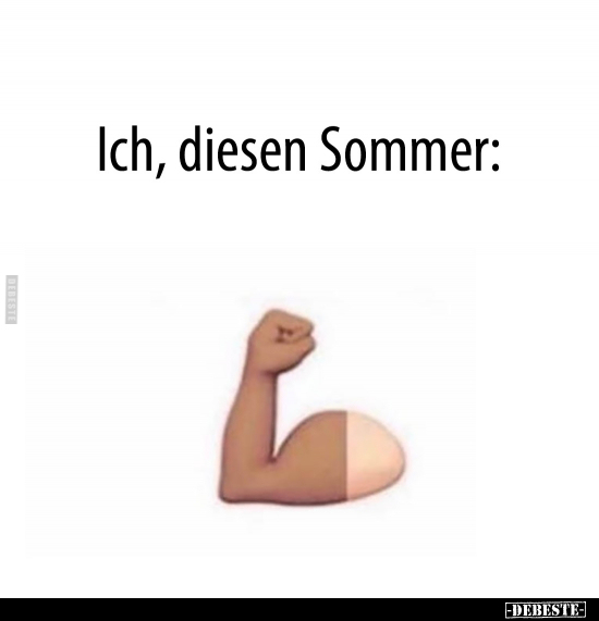 Ich, diesen Sommer..