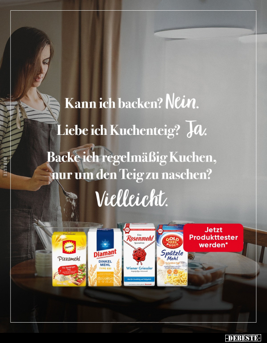 Kann ich backen? Nein.. - Lustige Bilder | DEBESTE.de