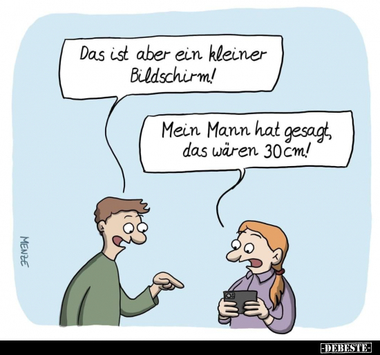 Das ist aber ein kleiner Bildschirm!.. - Lustige Bilder | DEBESTE.de