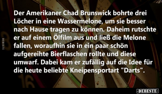 Der Amerikaner Chad Brunswick bohrte drei Löcher.. - Lustige Bilder | DEBESTE.de