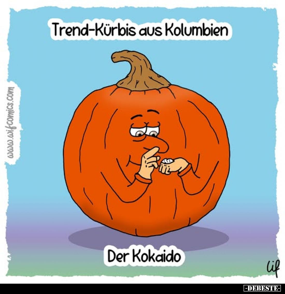 Trend-Kürbis aus Kolumbien
-
Der Kokaido