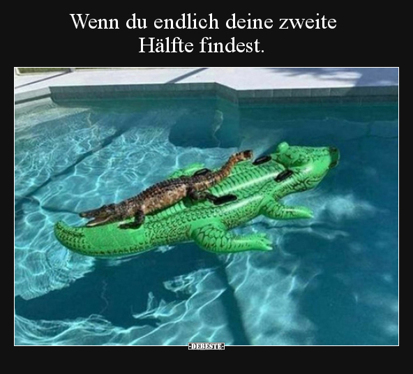 Wenn du endlich deine zweite Hälfte findest...
