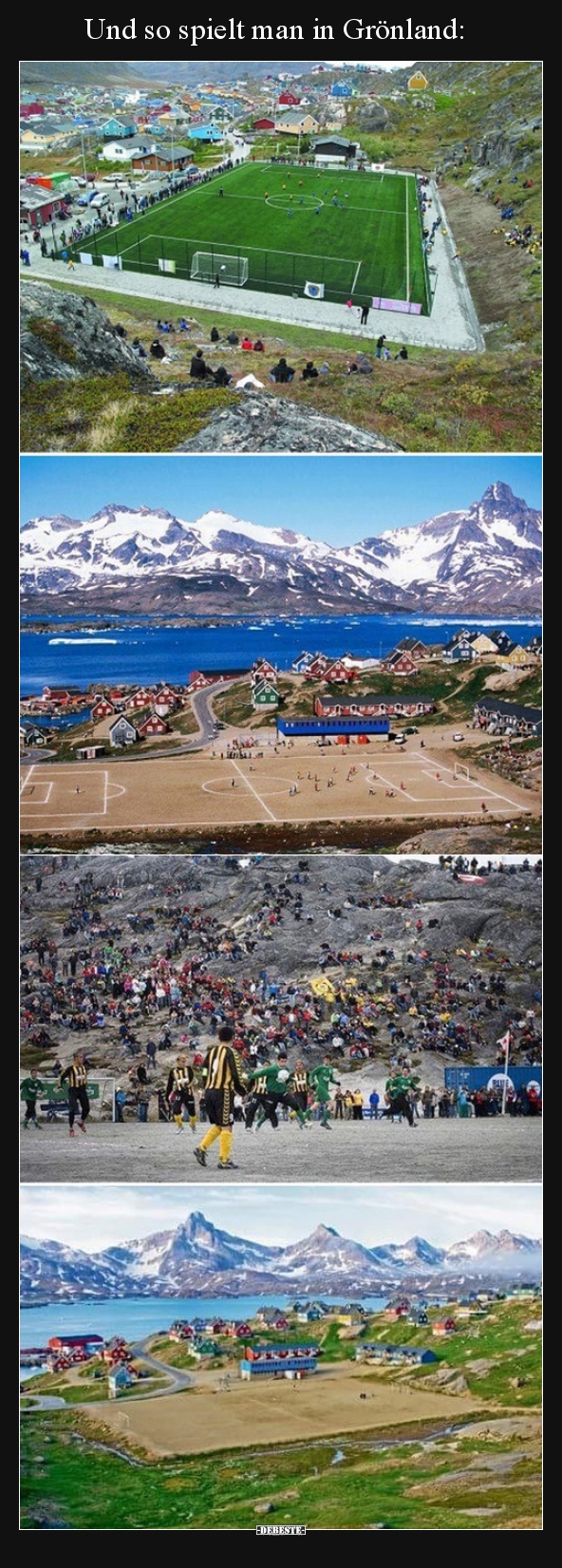 Und so spielt man in Grönland..