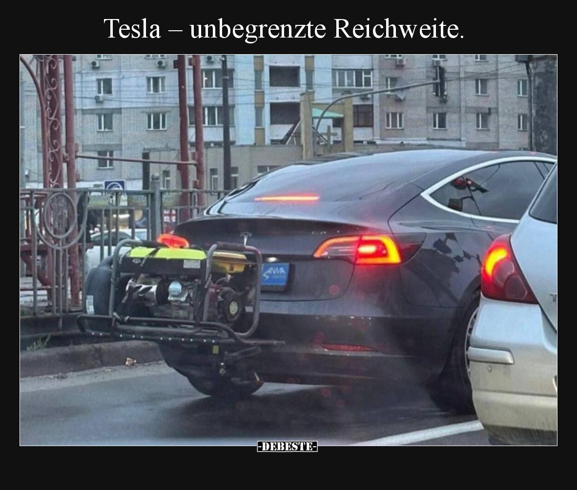 Tesla – unbegrenzte Reichweite