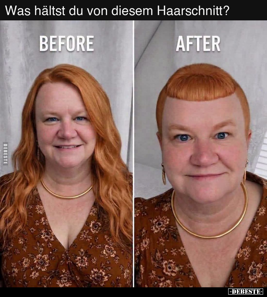 Was hältst du von diesem Haarschnitt?..