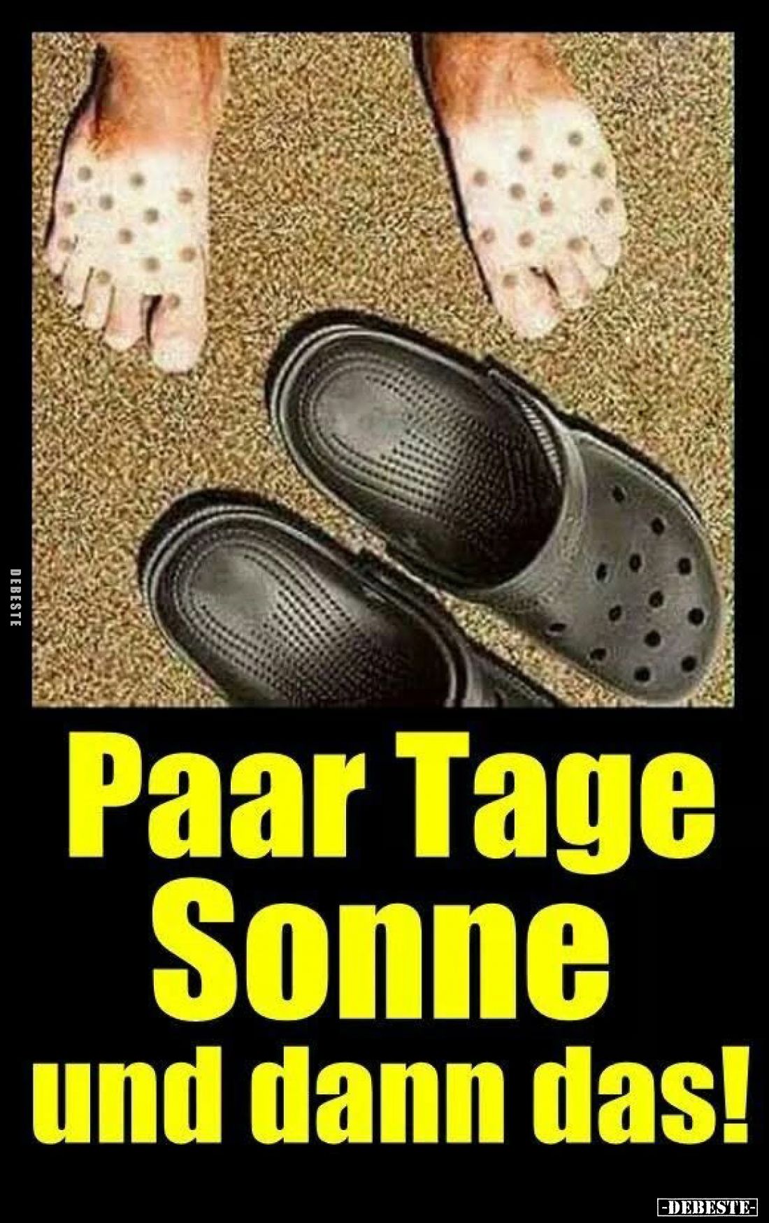 Paar Tage Sonne und dann das!.. - Lustige Bilder | DEBESTE.de