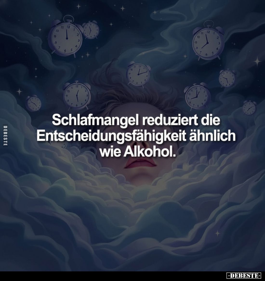 Schlafmangel reduziert die Entscheidungsfähigkeit ähnlich wie Alkohol.