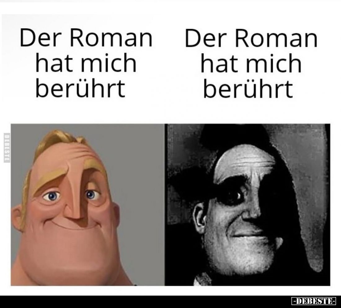 Der Roman hat mich berührt/
Der Roman hat mich berührt