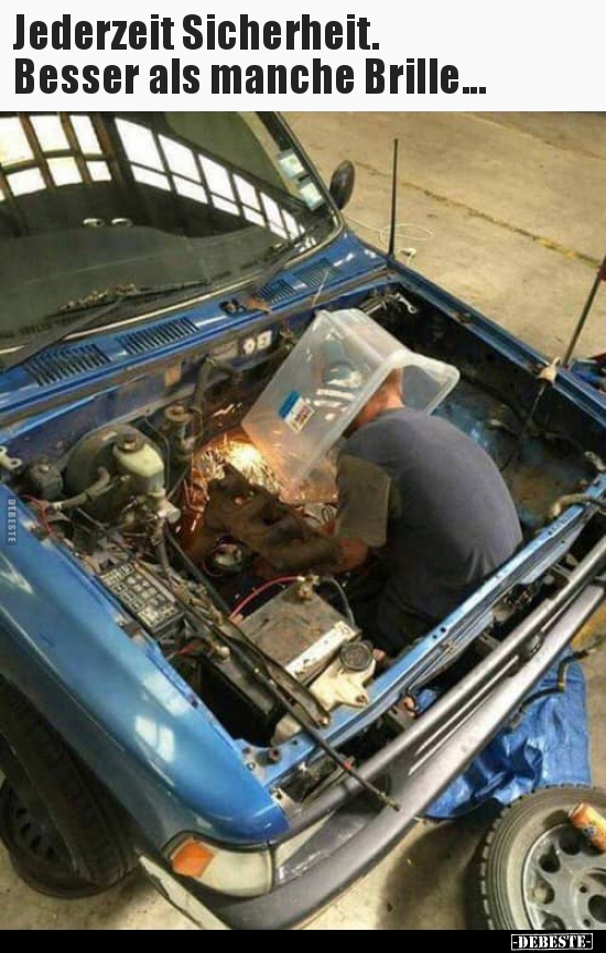 Jederzeit Sicherheit. Besser als manche Brille...