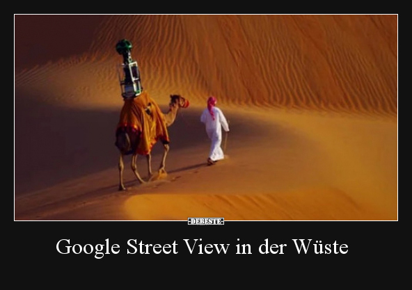 Google Street View in der Wüste.. - Lustige Bilder | DEBESTE.de