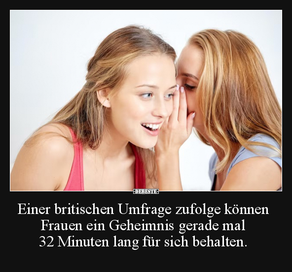 Einer britischen Umfrage zufolge können Frauen.. - Lustige Bilder | DEBESTE.de