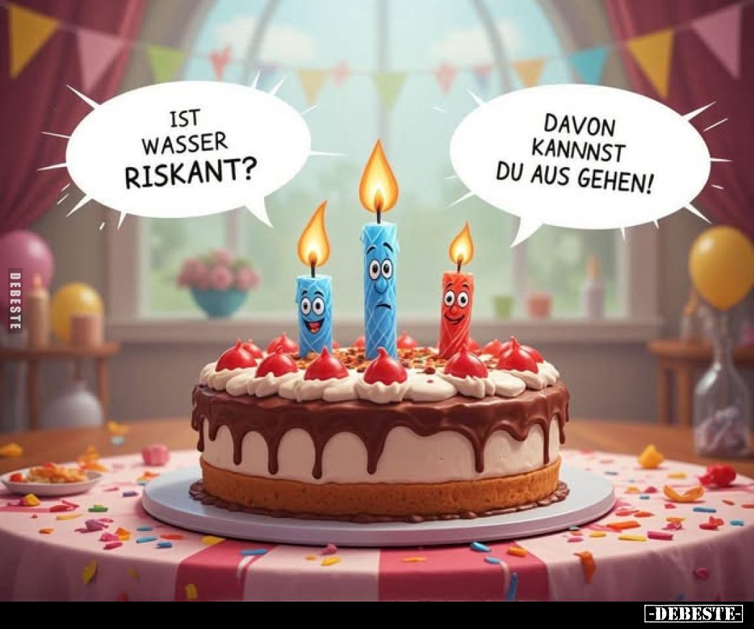 Ist Wasser riskant? -
Davon kannnst du aus gehen!