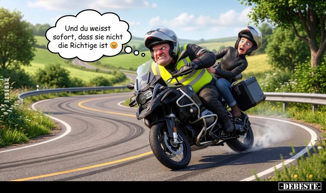 Und du weisst sofort, dass sie nicht die Richtige ist.