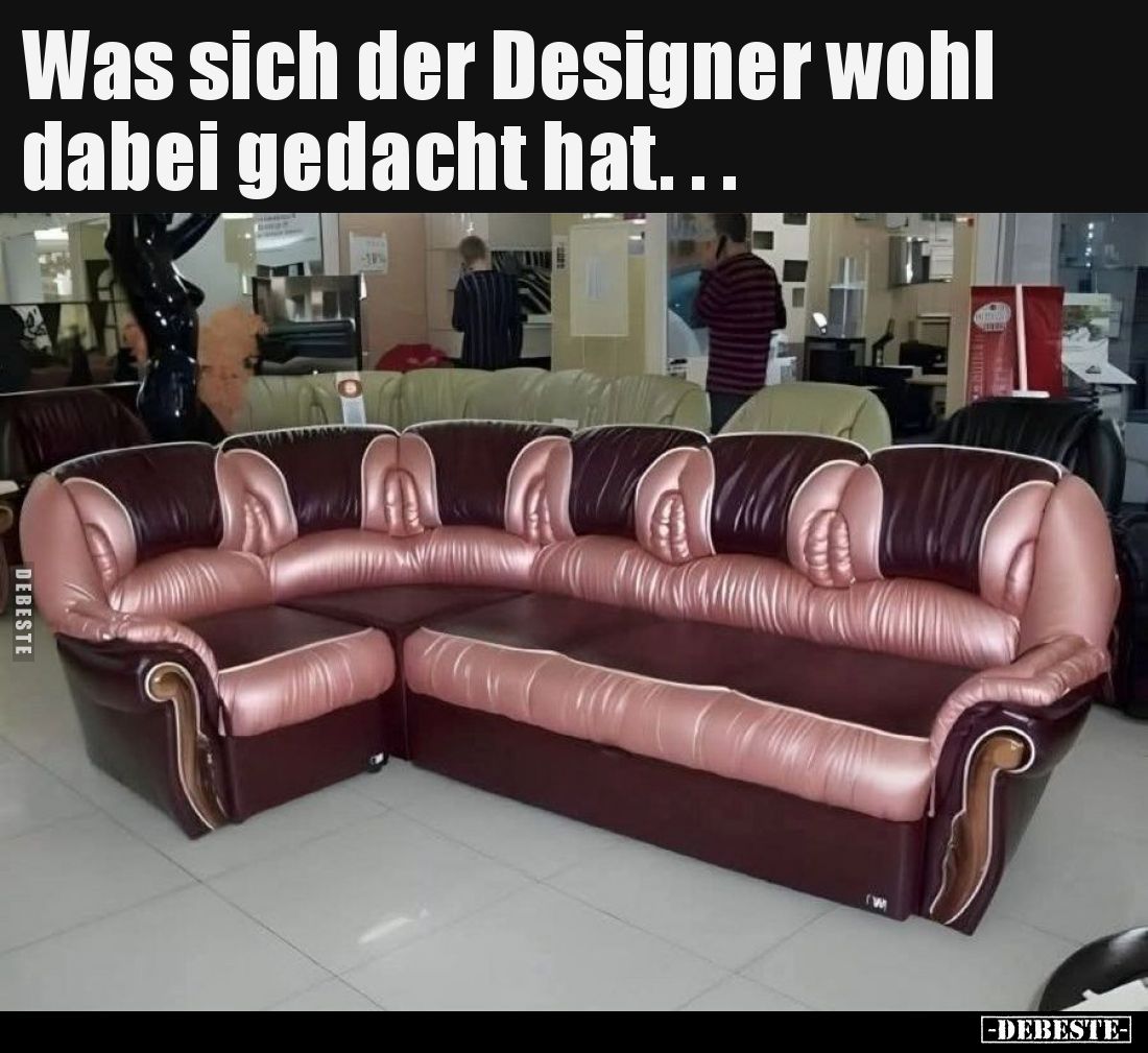 Was sich der Designer wohl dabei gedacht hat. . .
