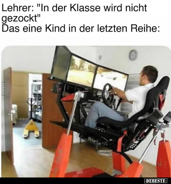 Lehrer: "In der Klasse wird nicht gezockt"..
