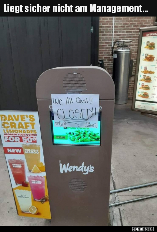 Liegt sicher nicht am Management...