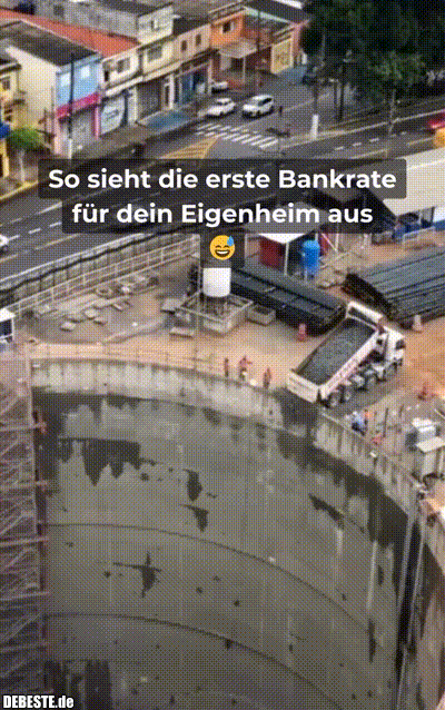 So sieht die erste Bankrate für dein Eigenheim aus. - Lustige Bilder | DEBESTE.de