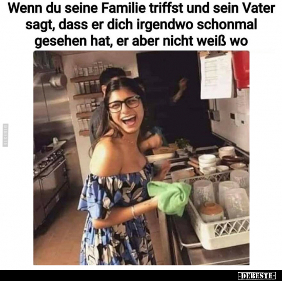 Wenn du seine Familie triffst und sein Vater sagt.. - Lustige Bilder | DEBESTE.de