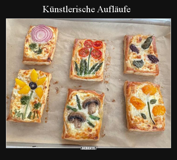 Künstlerische Aufläufe