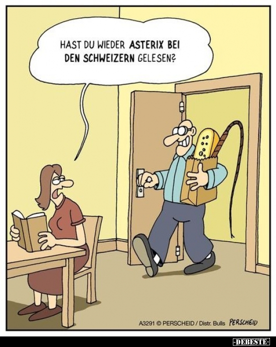 Hast du wieder Asterix bei den Schweizern gelesen?.. - Lustige Bilder | DEBESTE.de