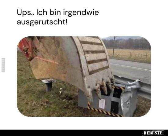 Ups.. Ich bin irgendwie ausgerutscht!.. - Lustige Bilder | DEBESTE.de