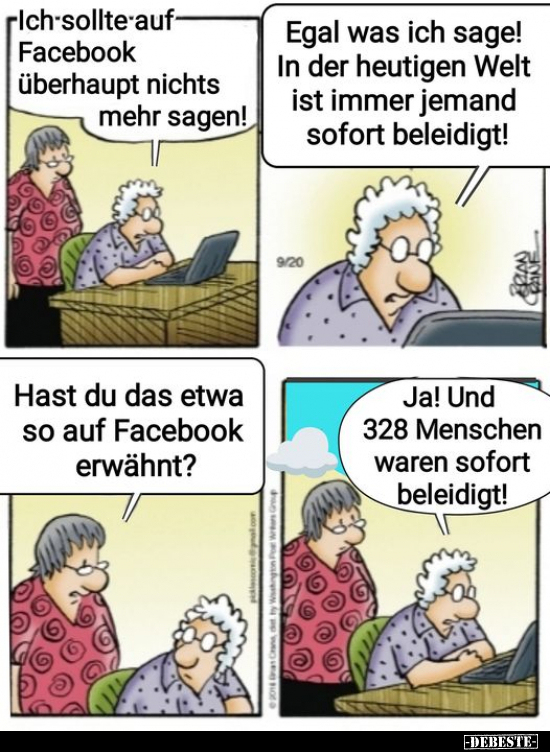Ich sollte auf Facebook überhaupt nichts mehr sagen!.. - Lustige Bilder | DEBESTE.de