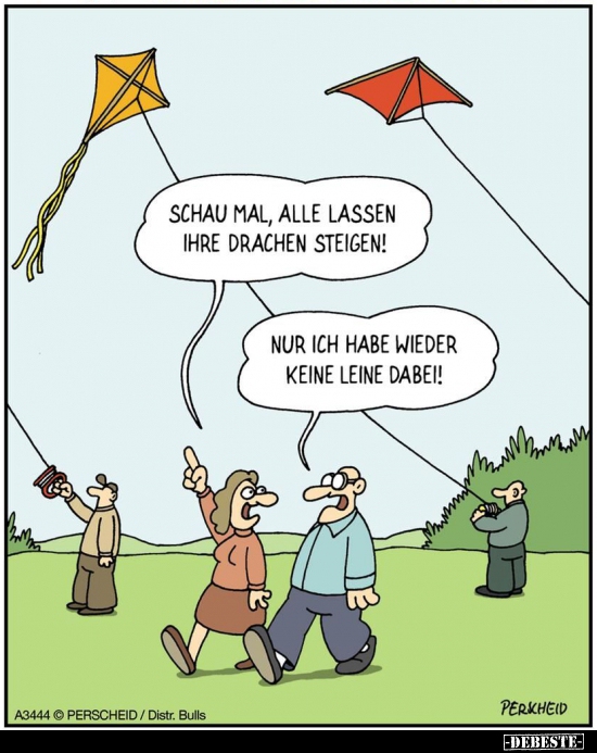 Schau mal, alle lassen ihre Drachen steigen!!.. - Lustige Bilder | DEBESTE.de