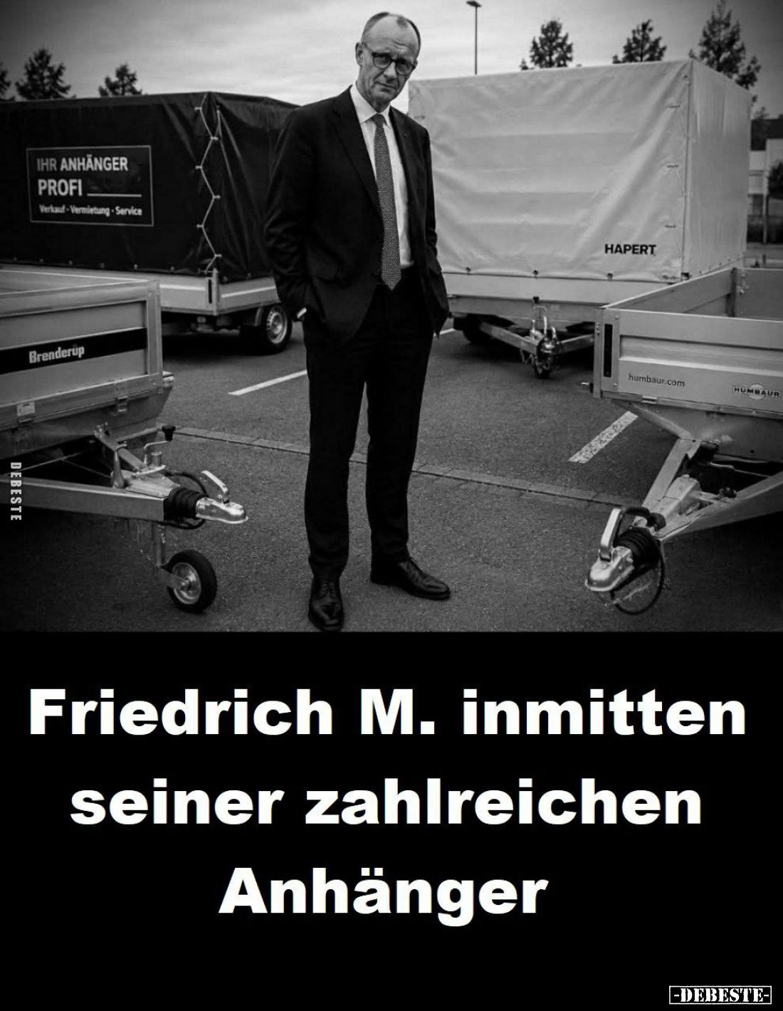 Friedrich M. inmitten seiner zahlreichen Anhänger... - Lustige Bilder | DEBESTE.de