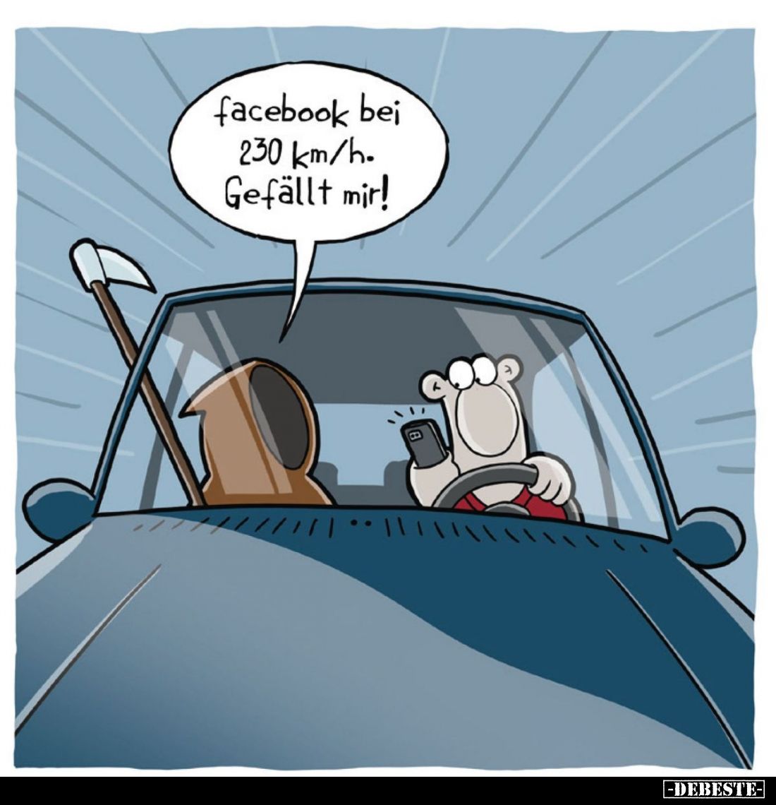 Facebook bei 230 km/h.
Gefällt mir!