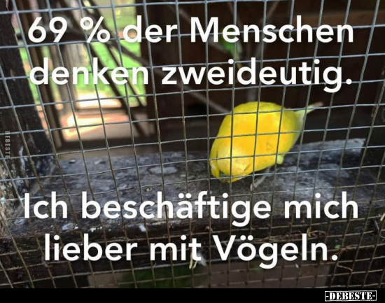 69% der Menschen denken zweideutig.. - Lustige Bilder | DEBESTE.de