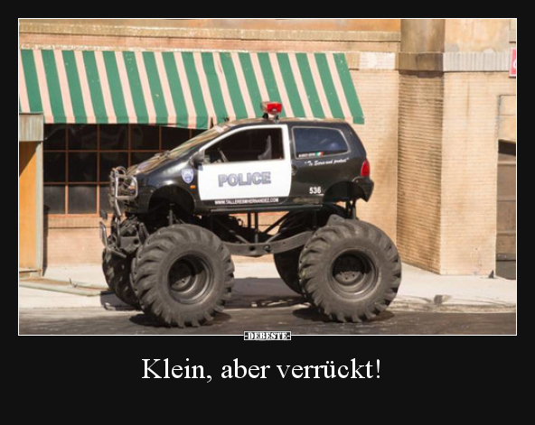 Klein, aber verrückt!