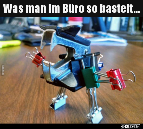 Was man im Büro so bastelt...