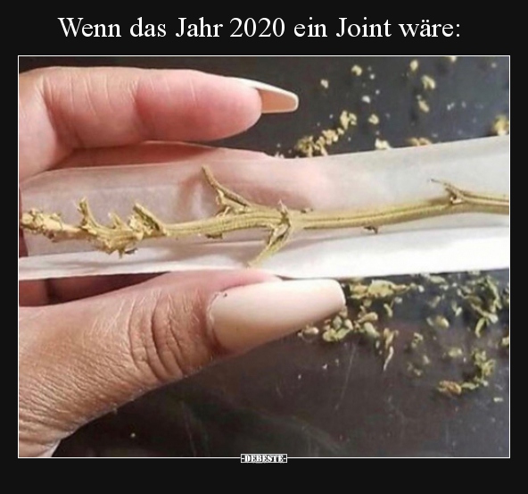 Wenn das Jahr 2020 ein Joint wäre.. - Lustige Bilder | DEBESTE.de