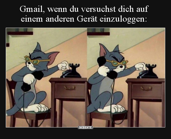 Gmail, wenn du versuchst dich auf einem anderen Gerät..