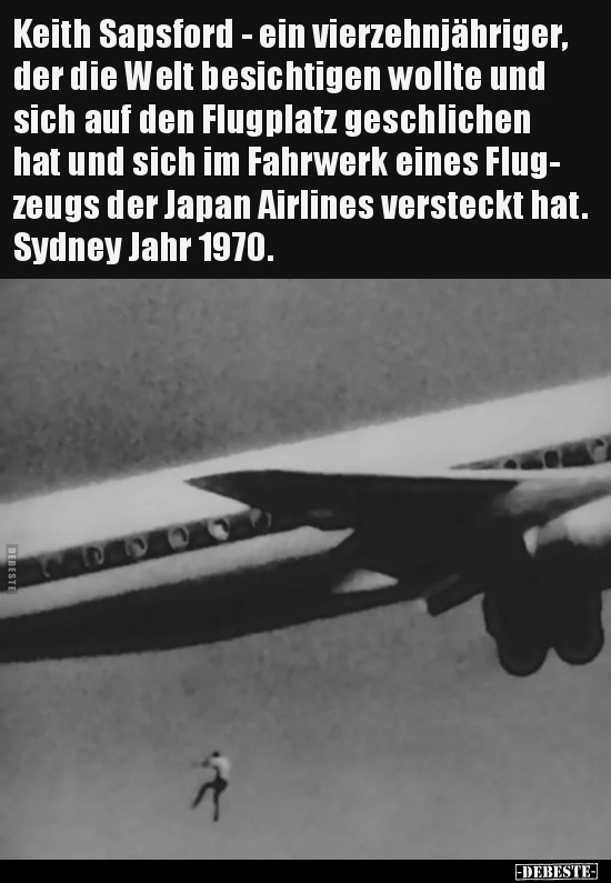 Keith Sapsford - ein vierzehnjähriger, der die Welt..