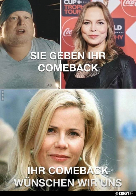 Sie geben ihr Comeback.. - Lustige Bilder | DEBESTE.de