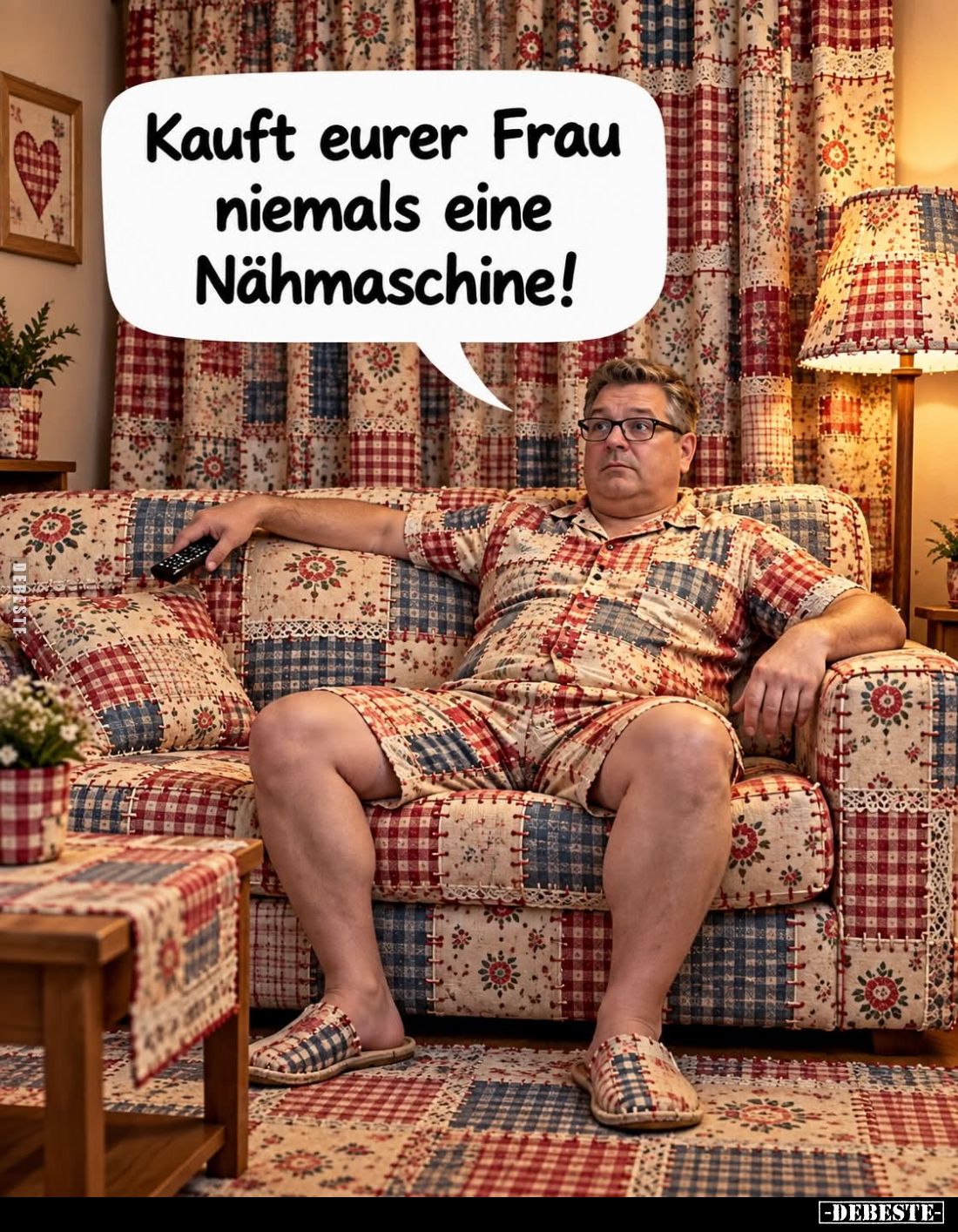 Kauft eurer Frau niemals eine Nähmaschine!